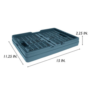 Home+Solutions Blue Collapsible Baskets - 3 Piece Set