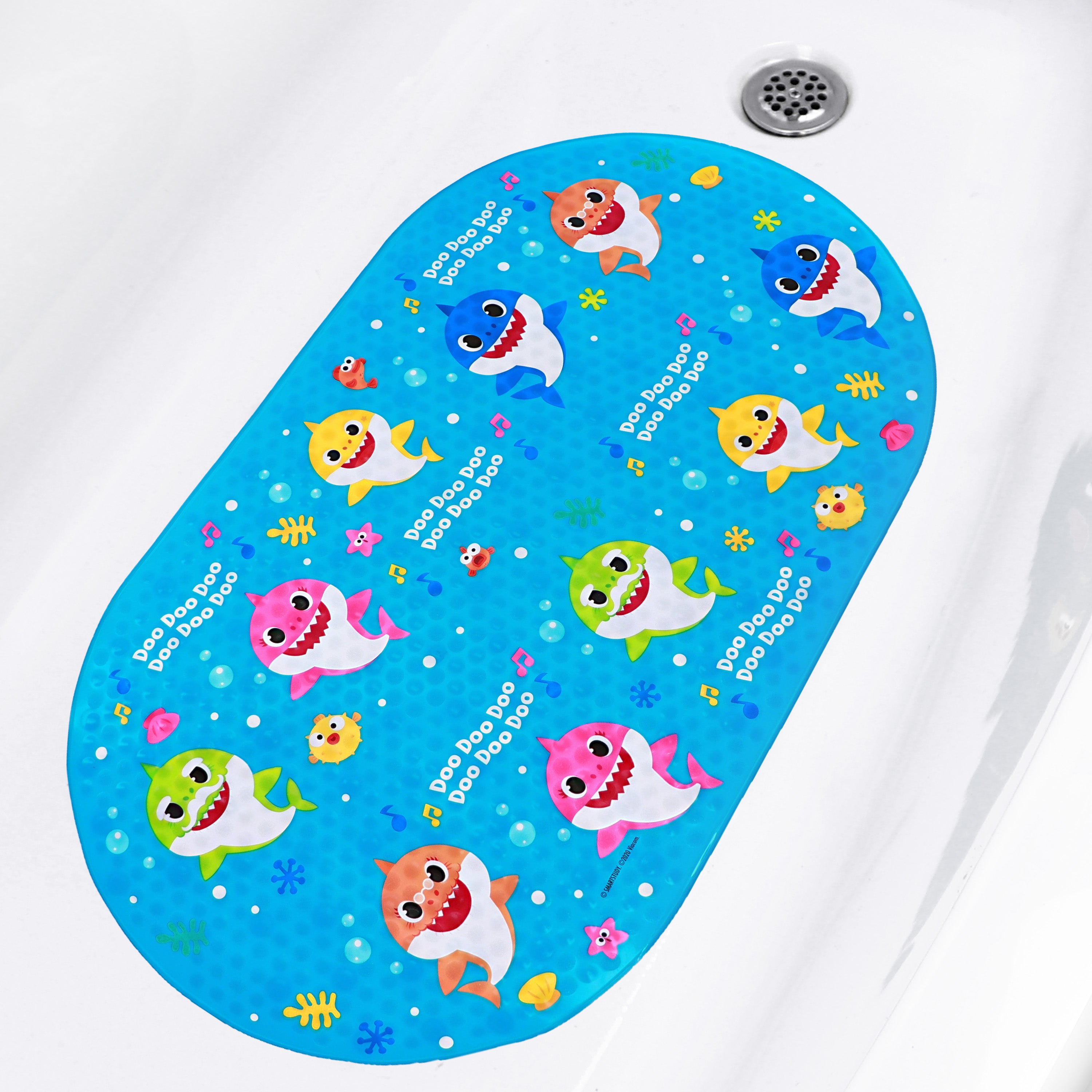 Oval Bubble Bath Mat in Agate Print