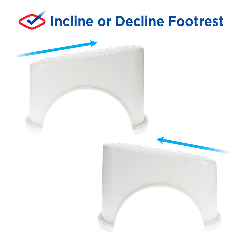 Clorox® Antimicrobial Reversible Toilet Stool – Ginsey Home Solutions