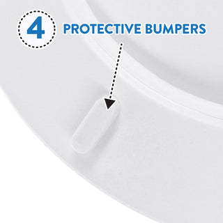 Home+Solutions Desert White Elongated Soft Cushioned Toilet Seat