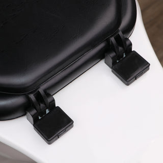 Home+Solutions Black Elongated Soft Cushioned Toilet Seat