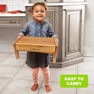 Growing Up Green Bamboo Step Stool