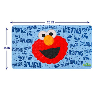 Sesame Street Elmo Color Changing Bath Mat, 15"x27"