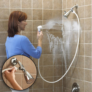 Rinse Ace Snap 'N Spray Quick-Connect and Detachable Shower Hose with On/Off Spraye