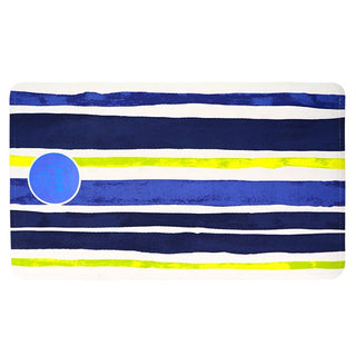 Home+Solutions Blue Stripe Color Changing Bath Mat, 16"x27.5"