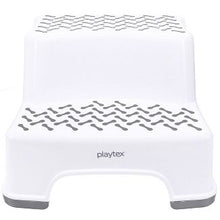 Load image into Gallery viewer, Playtex White Two Tier Step Stool