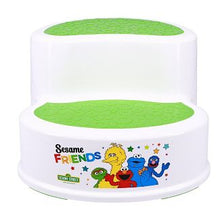 Load image into Gallery viewer, Sesame Street Two Tier Step Stool