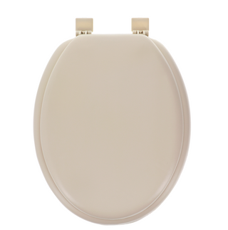 Home+Solutions Champagne Elongated Soft Cushioned Toilet Seat