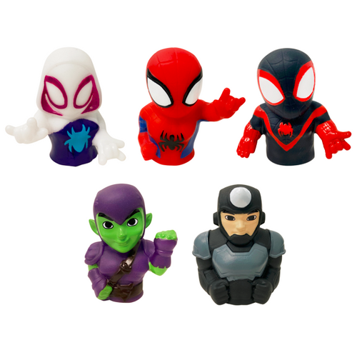 Spidey and His Amazing Friends 5 Piece Finger Puppet Set