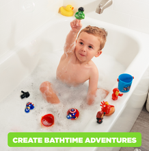 Load image into Gallery viewer, Marvel Avengers 10 Piece Bath Toy Value Set
