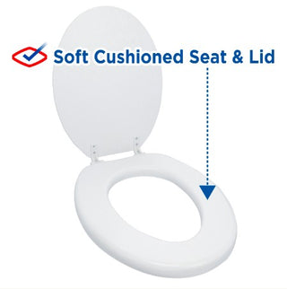 Clorox® Elongated Soft Cushioned Toilet Seat