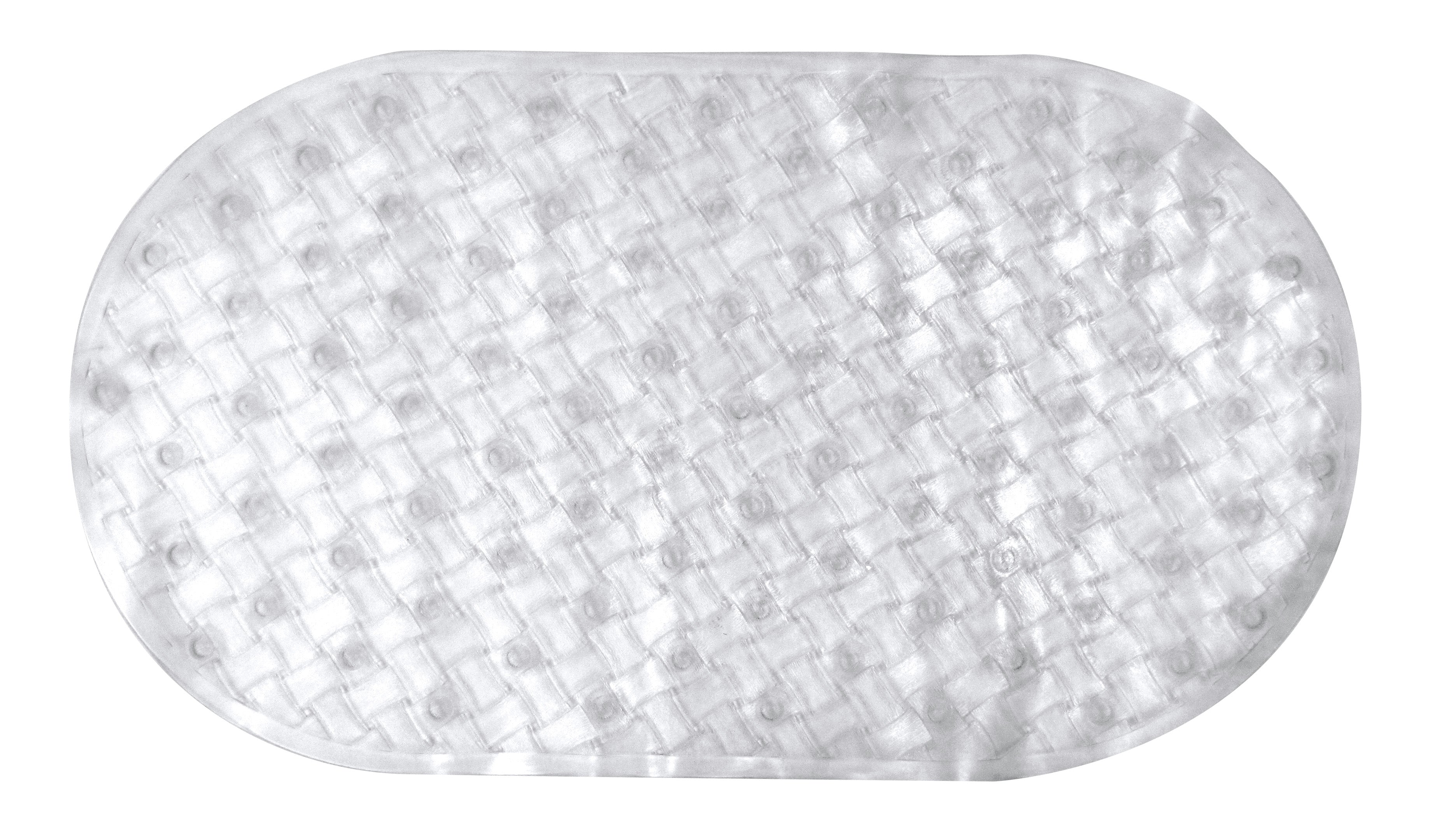 Home+Solutions Clear Oval Bubble Bath Mat, 27.5x15 – Ginsey Home Solutions