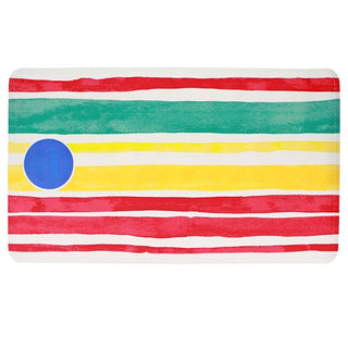 Home+Solutions Rainbow Stripe Color Changing Bath Mat, 16"x27.5"