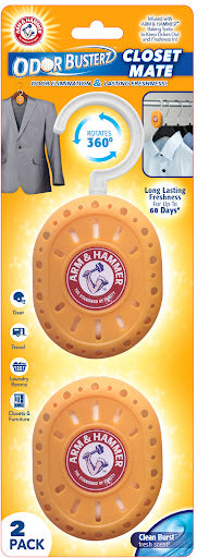 Arm & Hammer Odor Busterz™ Closet Mate, 2 Closet Mate Deodorizers